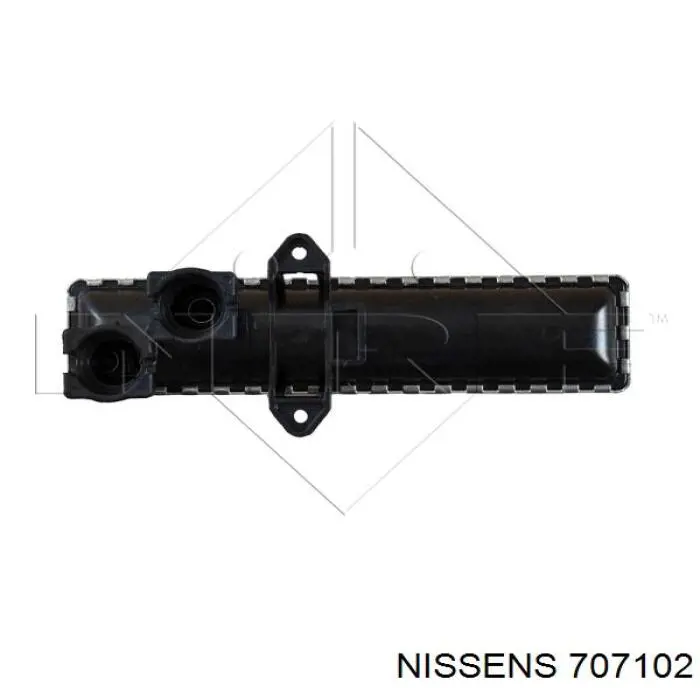 Радіатор пічки (обігрівача) Nissens 707102 ціна, від 23.65 USD