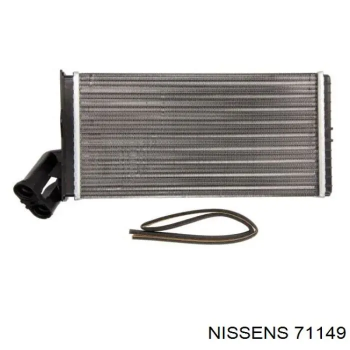 71149 Nissens радіатор пічки (обігрівача)