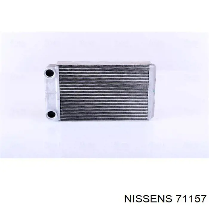 Радіатор пічки 71157 Nissens