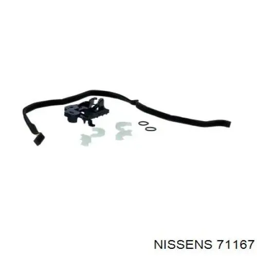 Радіатор пічки 71167 Nissens