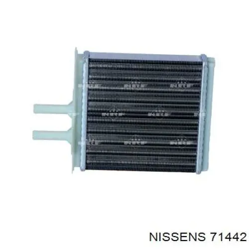Радіатор пічки (обігрівача) Nissens 71442 ціна, від 16.42 USD