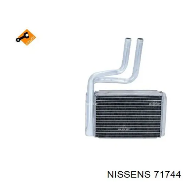 71744 Nissens Радіатор опалювача салону