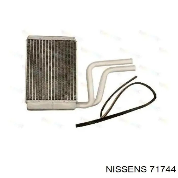 Радіатор пічки (обігрівача) Nissens 71744 ціна, від 52.02 USD