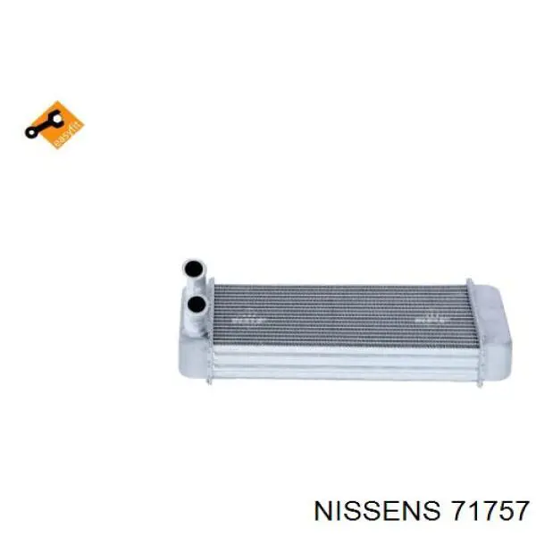 71757 Nissens радіатор пічки (обігрівача)
