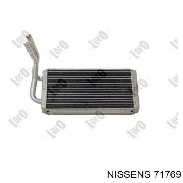Радіатор пічки (обігрівача) Nissens 71769 ціна, від 46.06 USD