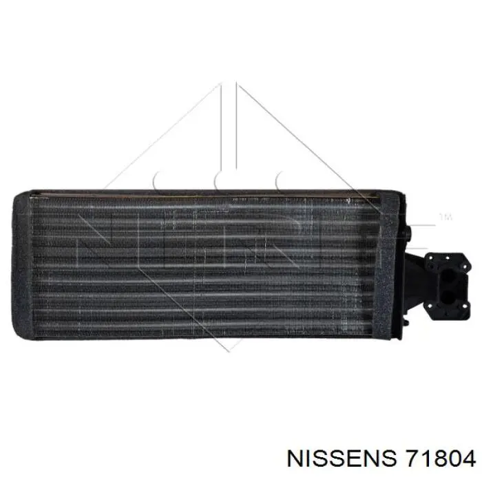 71804 Nissens радіатор пічки (обігрівача)