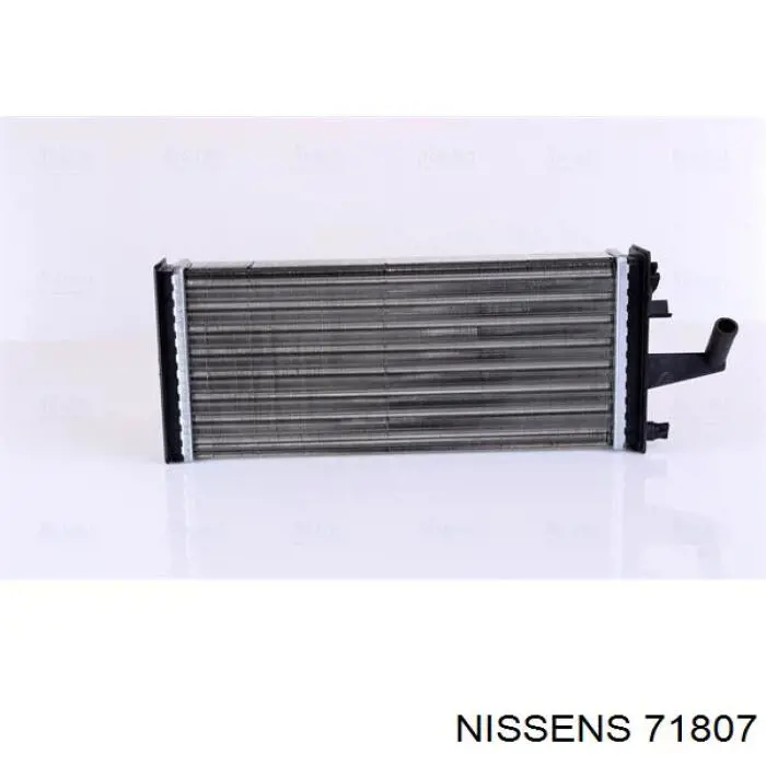 71807 Nissens радіатор пічки (обігрівача)