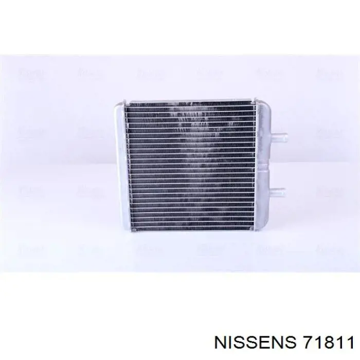 Радіатор пічки (обігрівача) Nissens 71811 ціна, від 57.98 USD