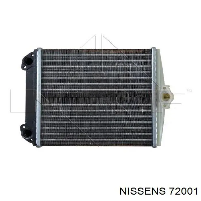 Радіатор пічки (обігрівача) Nissens 72001 ціна, від 39.67 USD