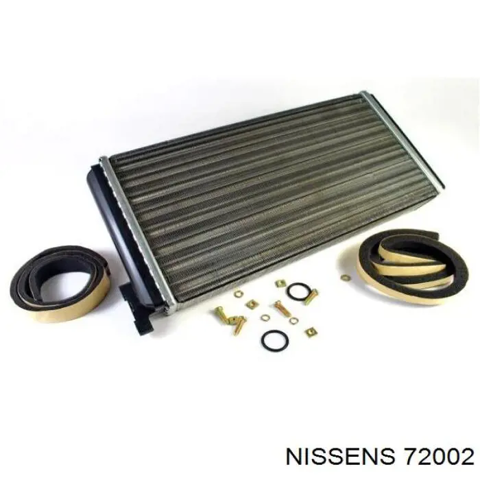Радіатор пічки 72002 Nissens