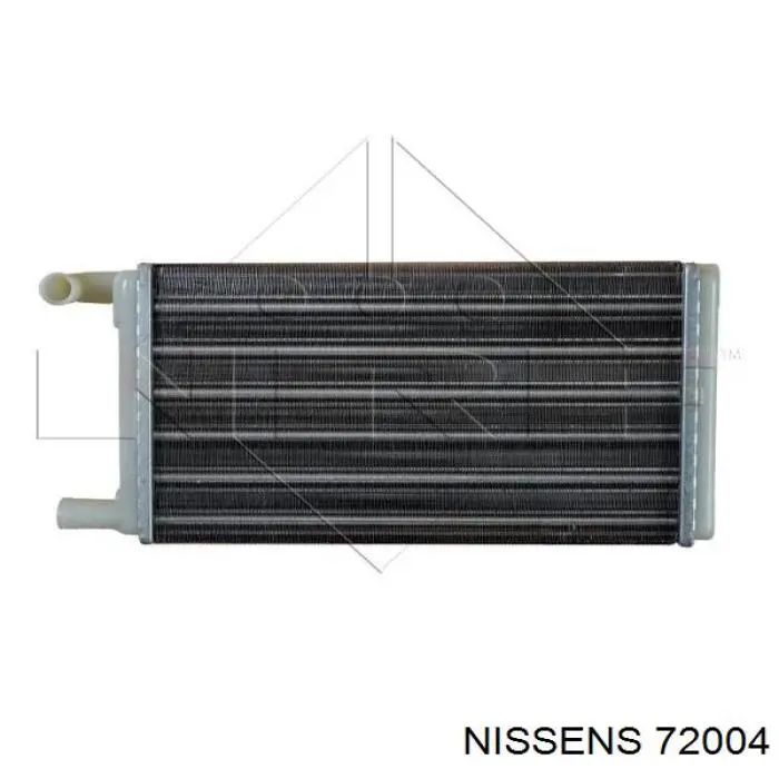 Радіатор пічки (обігрівача) Nissens 72004 ціна, від 28.01 USD
