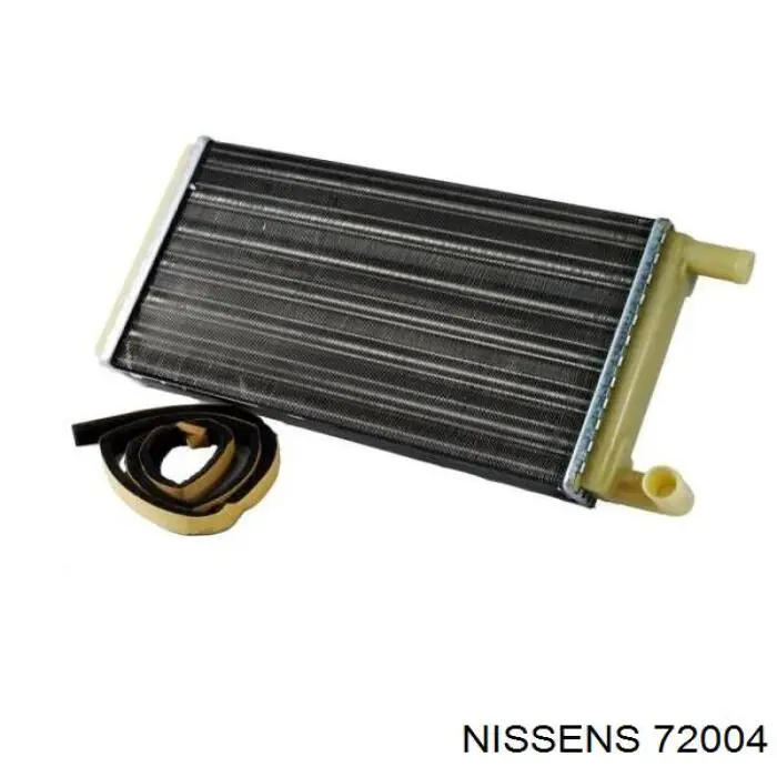 72004 Nissens радіатор пічки (обігрівача)