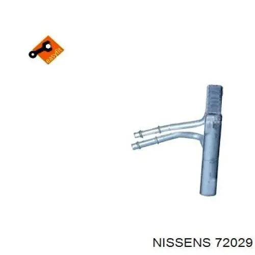 72029 Nissens радіатор пічки (обігрівача)