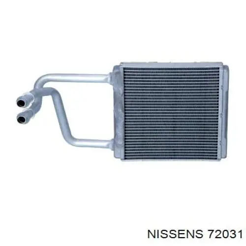 72031 Nissens радіатор пічки (обігрівача)