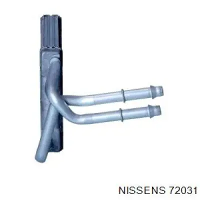 Радіатор пічки 72031 Nissens