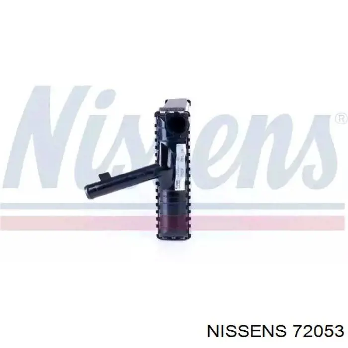 Радіатор пічки 72053 Nissens