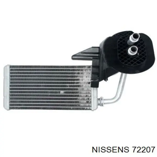 72207 Nissens радіатор пічки (обігрівача)
