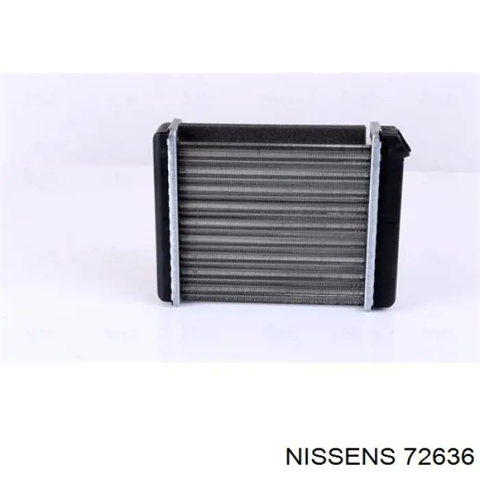 72636 Nissens радіатор пічки (обігрівача)