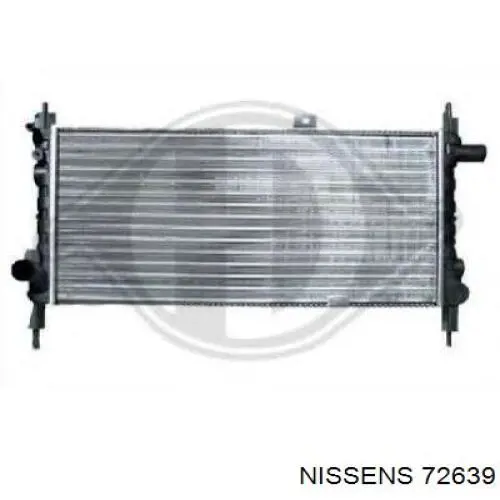 Радіатор пічки (обігрівача) Nissens 72639 ціна, від 25.25 USD