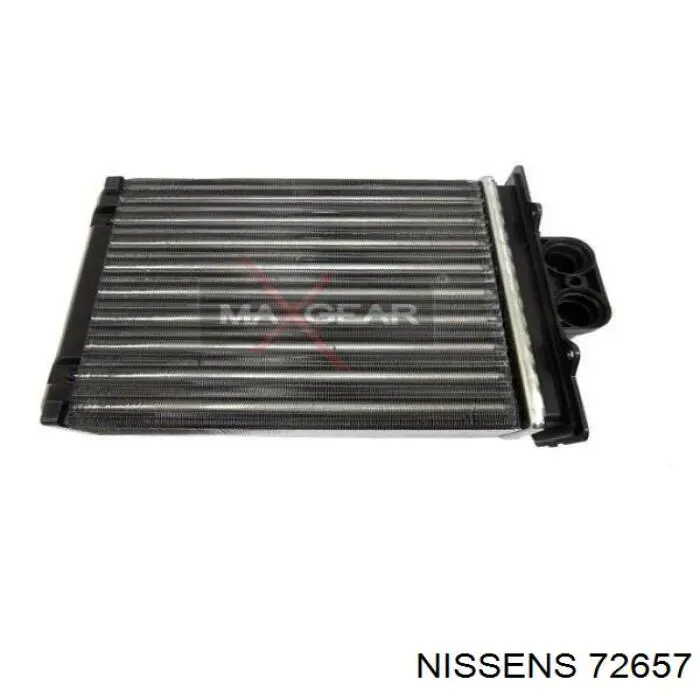Радіатор пічки (обігрівача) Nissens 72657 ціна, від 24.90 USD
