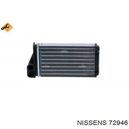 Радіатор пічки 72946 Nissens