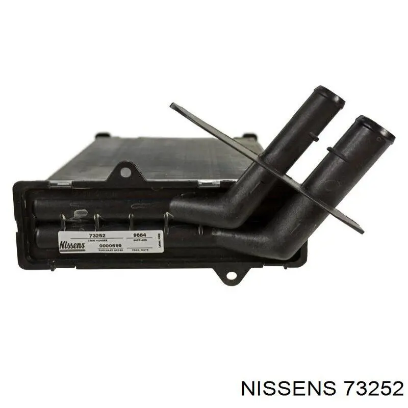 Радіатор пічки 73252 Nissens