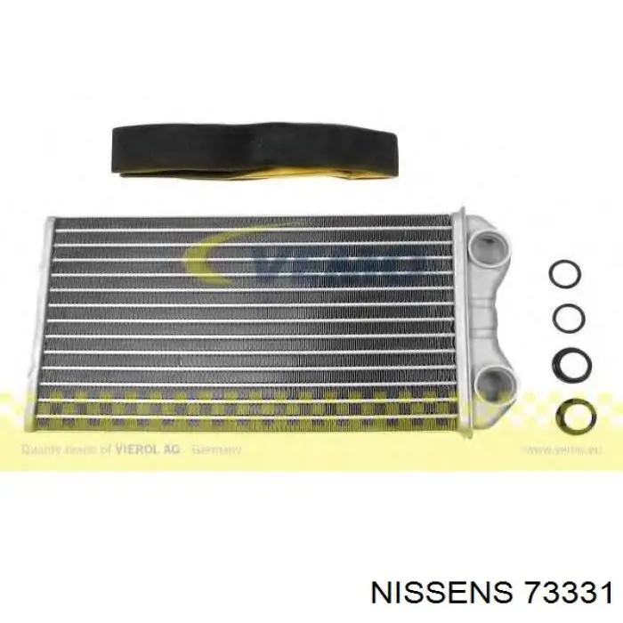 Радіатор пічки (обігрівача) Nissens 73331 ціна, від 57.17 USD