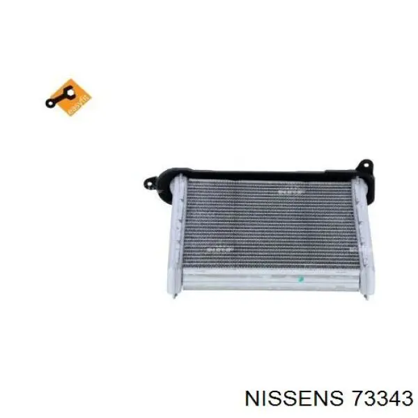 Радіатор пічки (обігрівача) Nissens 73343 ціна, від 80.13 USD