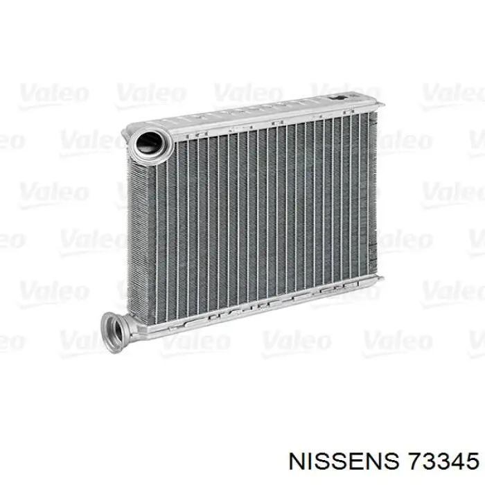 Радіатор пічки 73345 Nissens