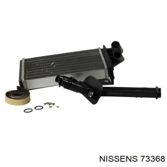 Радіатор пічки 73368 Nissens