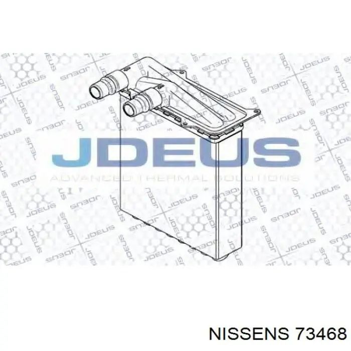Радіатор пічки (обігрівача) Nissens 73468 ціна, від 30.73 USD