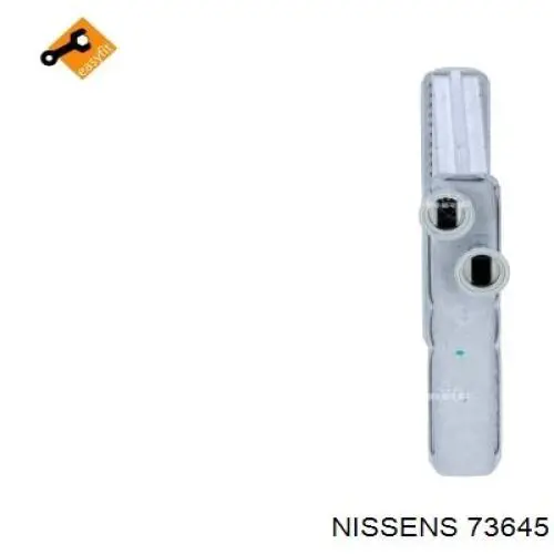 Радіатор пічки 73645 Nissens