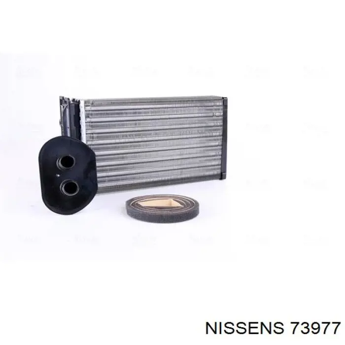 Радіатор пічки (обігрівача) Nissens 73977 ціна, від 28.88 USD