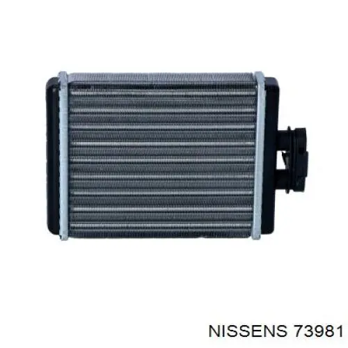 73981 Nissens радіатор пічки (обігрівача)