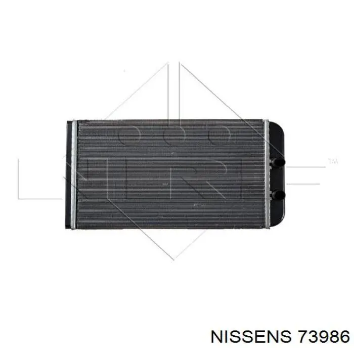 Радіатор пічки (обігрівача) Nissens 73986 ціна, від 26.15 USD