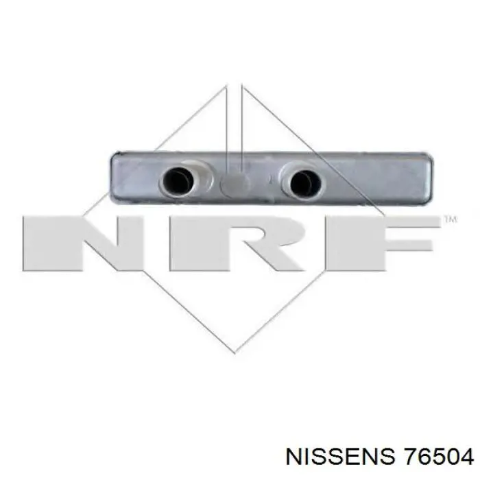76504 Nissens радіатор пічки (обігрівача)