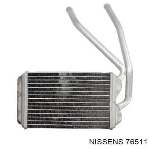 76511 Nissens радіатор пічки (обігрівача)