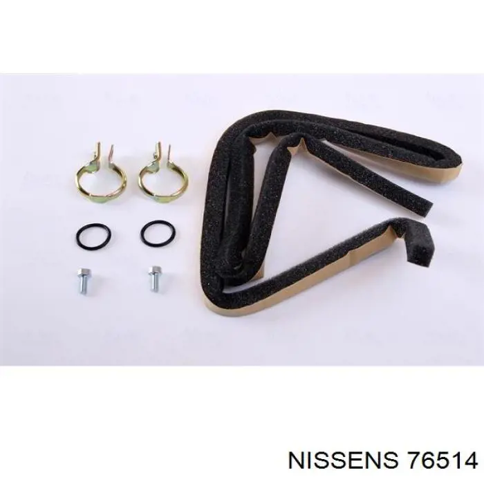 76514 Nissens радіатор пічки (обігрівача)