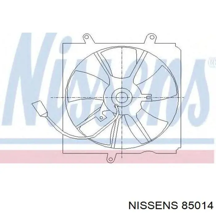 Двигун вентилятора системи охолодження Nissens 85014 ціна, від 107.48 USD