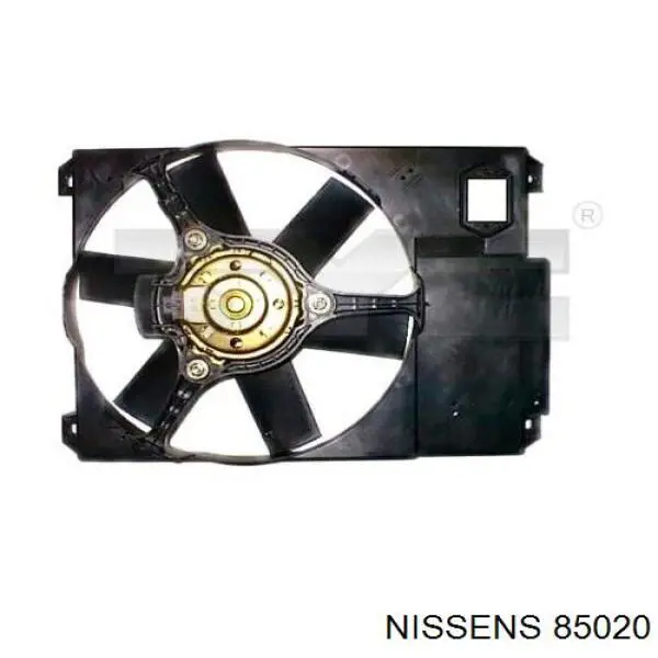 Дифузор радіатора охолодження, в зборі з двигуном і крильчаткою Nissens 85020 ціна, від 80.98 USD