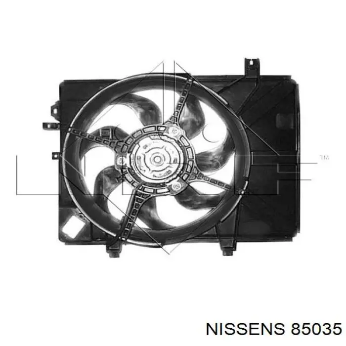 Купити 85035 Nissens Вентилятор/крильчатка радіатора охолодження