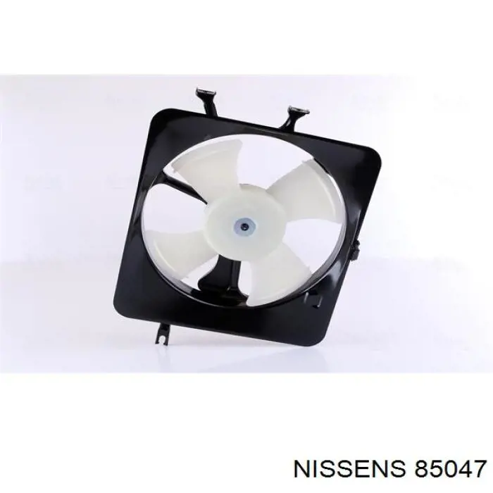 85047 Nissens дифузор радіатора кондиціонера, в зборі з крильчаткою і двигуном