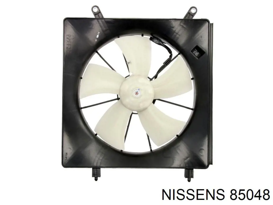 85048 Nissens дифузор радіатора охолодження, в зборі з двигуном і крильчаткою