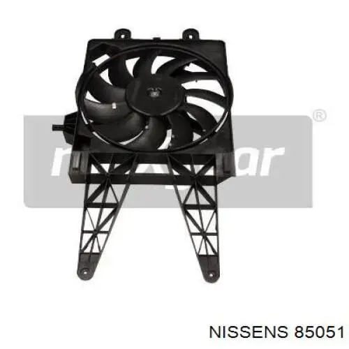 Дифузор радіатора охолодження, в зборі з двигуном і крильчаткою Nissens 85051 ціна, від 70.99 USD