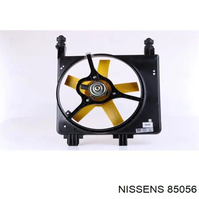 85056 Nissens дифузор радіатора охолодження, в зборі з двигуном і крильчаткою