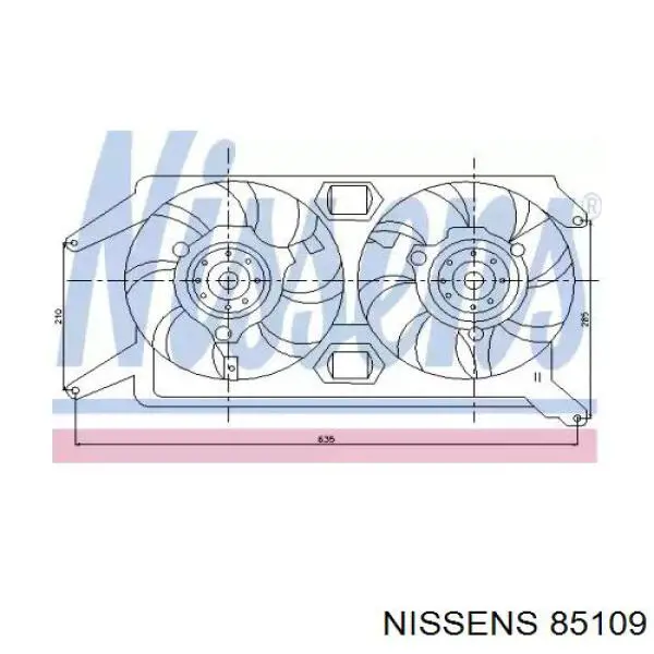 Купити 60624712 Fiat/Alfa/Lancia Дифузор (кожух) радіатора кондиціонера