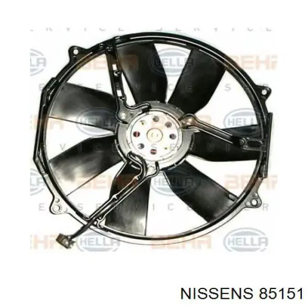 Вентилятор радіатора Nissens 85151 ціна, від 92.39 USD