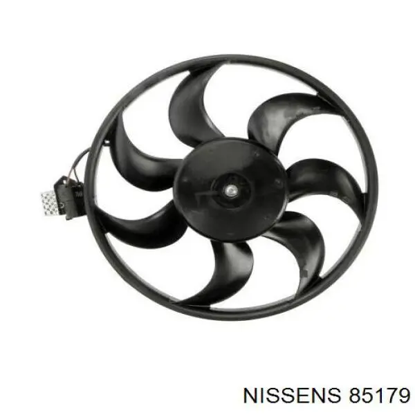 Купити 85179 Nissens Дифузор радіатора охолодження, в зборі з двигуном і крильчаткою