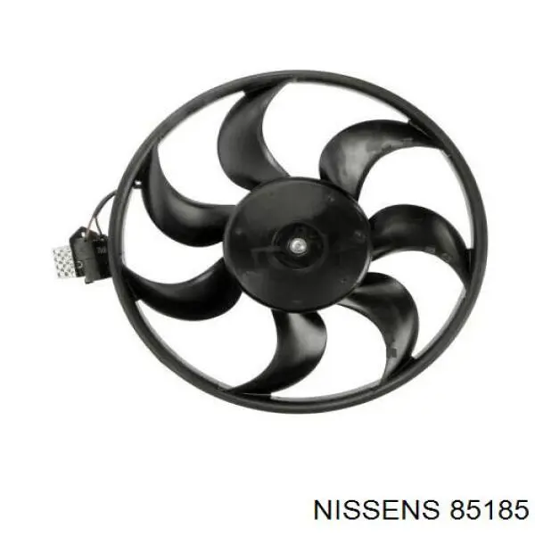 Дифузор радіатора охолодження, в зборі з двигуном і крильчаткою Nissens 85185 ціна, від 89.37 USD