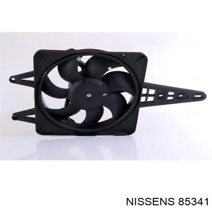 85341 Nissens дифузор радіатора охолодження, в зборі з двигуном і крильчаткою